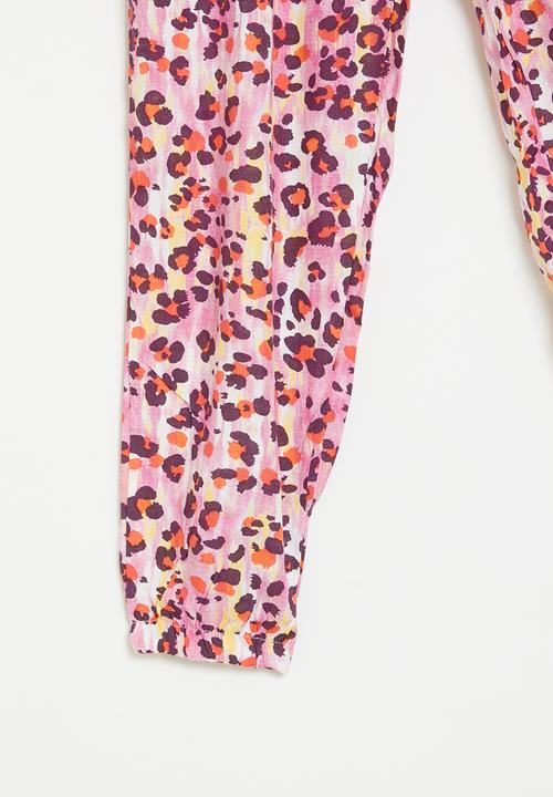 MINOTI - Viscose harem pant - pink