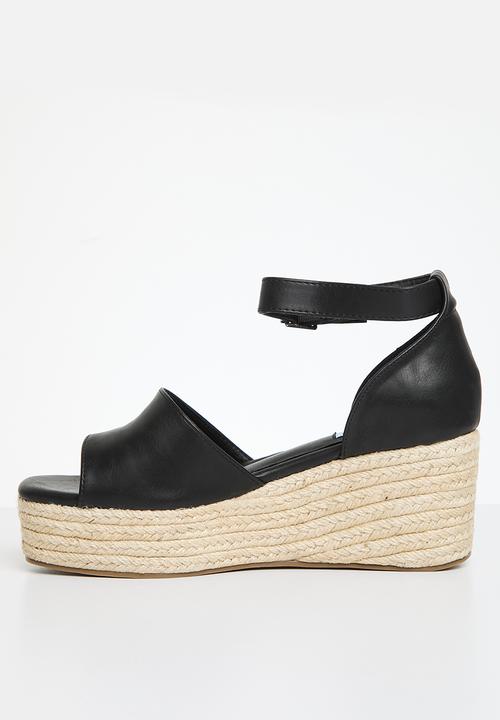 Madison® - Cameron espadrille sandal - black