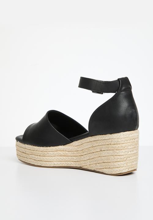 Madison® - Cameron espadrille sandal - black