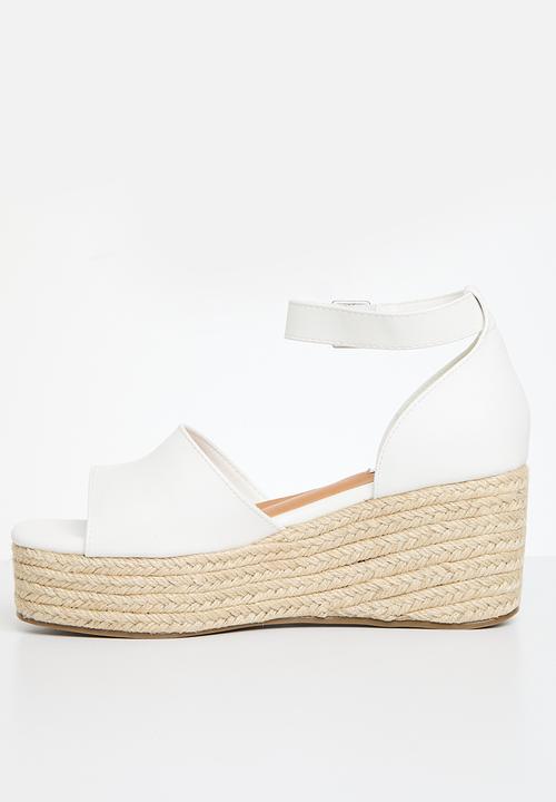 Madison® - Cameron espadrille sandal - white