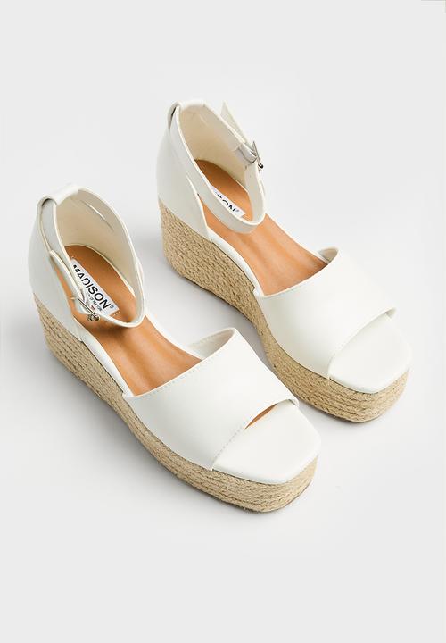 Madison® - Cameron espadrille sandal - white