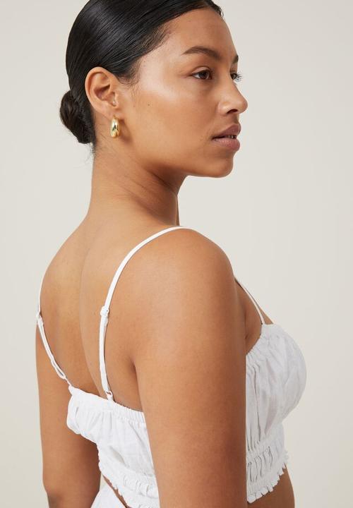 Cotton On - Haven bralette - white