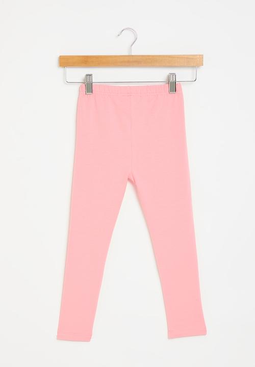 MINOTI - Girls coral basic legging - coral
