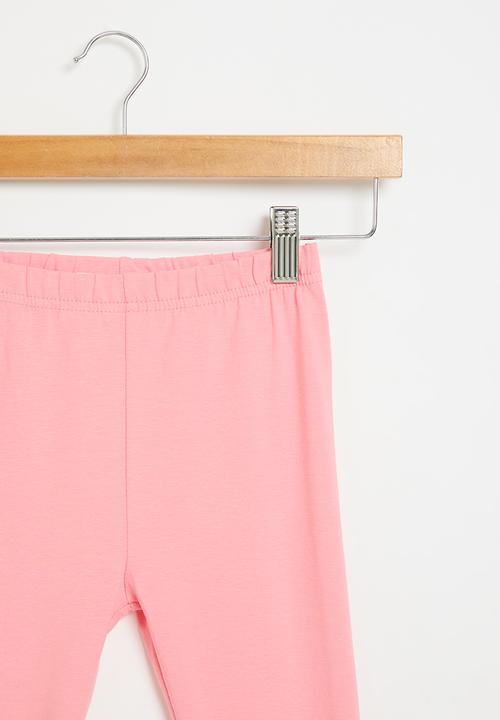 MINOTI - Girls coral basic legging - coral