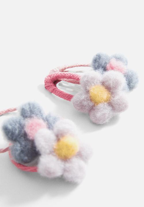 MANGO - Hairclip margas - pastel pink