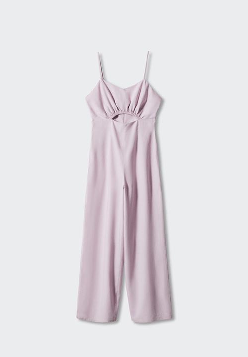 MANGO - One-piece suit fresh - pastel purple