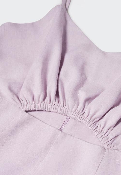 MANGO - One-piece suit fresh - pastel purple