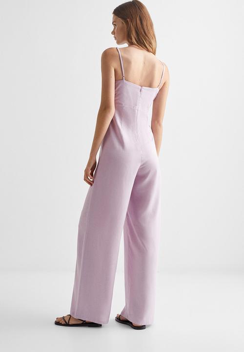 MANGO - One-piece suit fresh - pastel purple