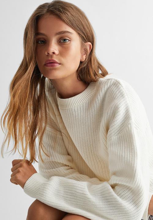 MANGO - Sweater curry - light beige