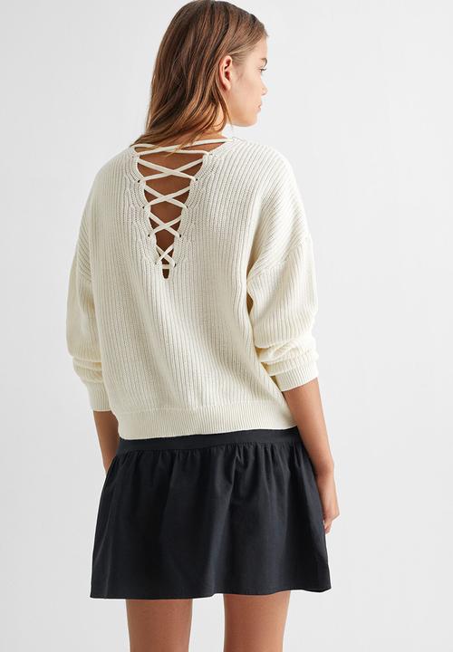 MANGO - Sweater curry - light beige