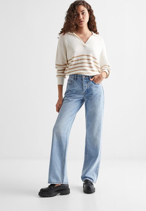 MANGO - Jeans clean - light denim