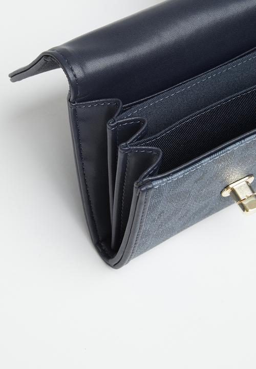 POLO - Compact turn lock clutch - navy
