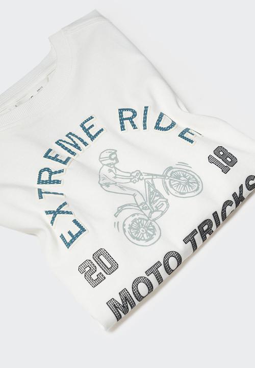 MANGO - T-shirt rush - off white