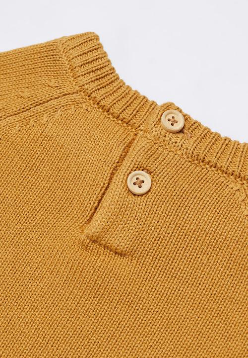 MANGO - Sweater mauro5 - mustard