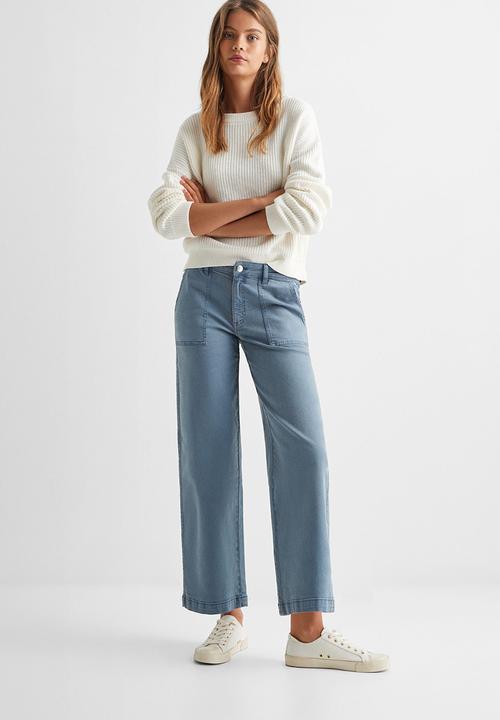 MANGO - Jeans utility - blue