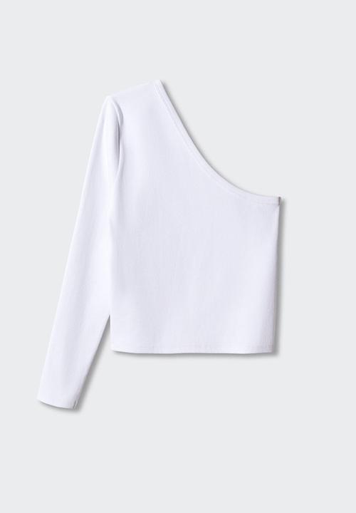 MANGO - T-shirt rock - off white