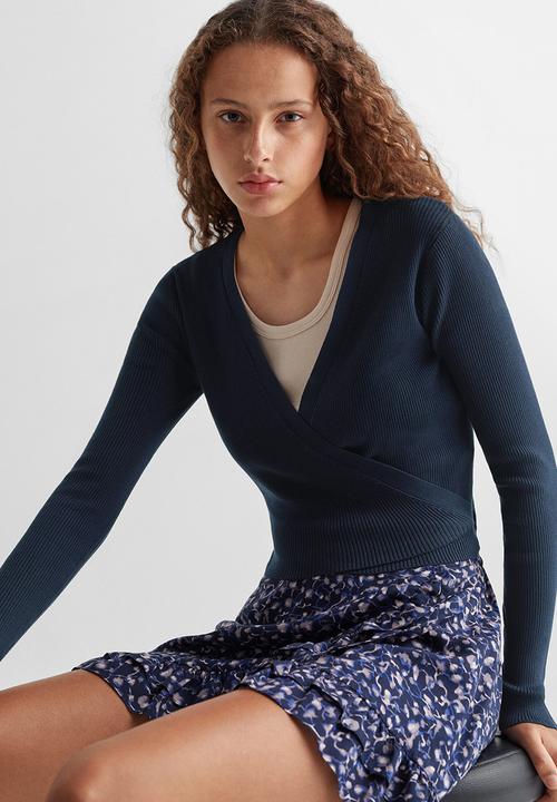 MANGO - Cardigan ballet - navy