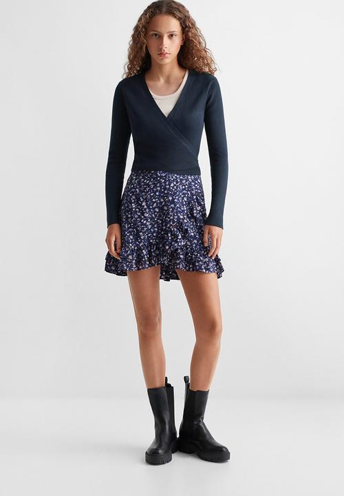 MANGO - Cardigan ballet - navy