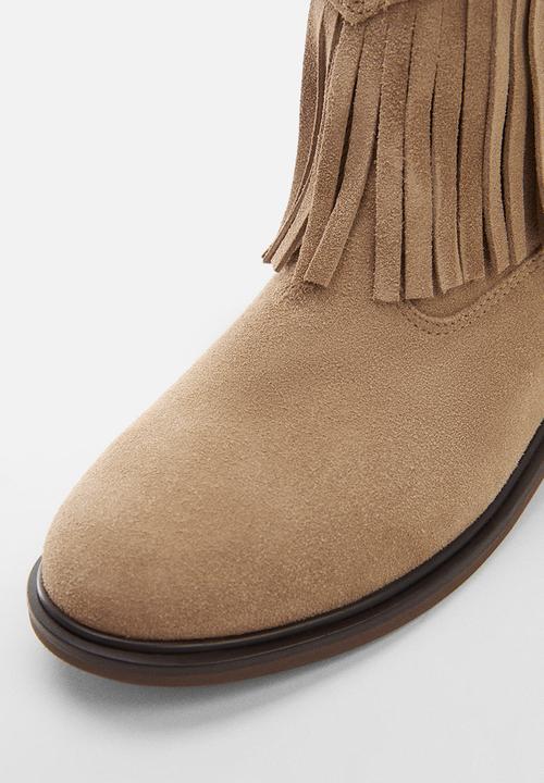 MANGO - Ankle boots daniela - sand