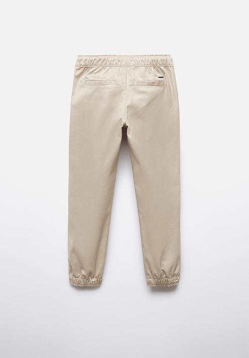 MANGO - Trousers feli - grey stone
