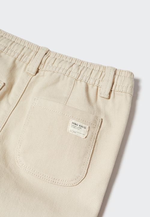 MANGO - Trousers cord5 - beige