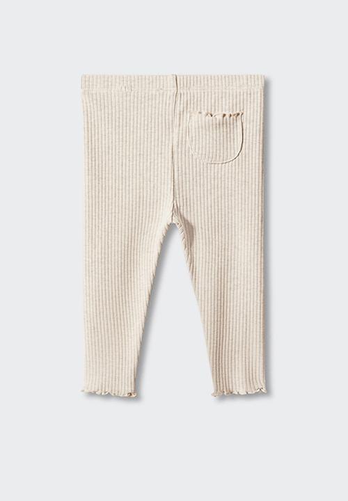 MANGO - Leggings carla - sand