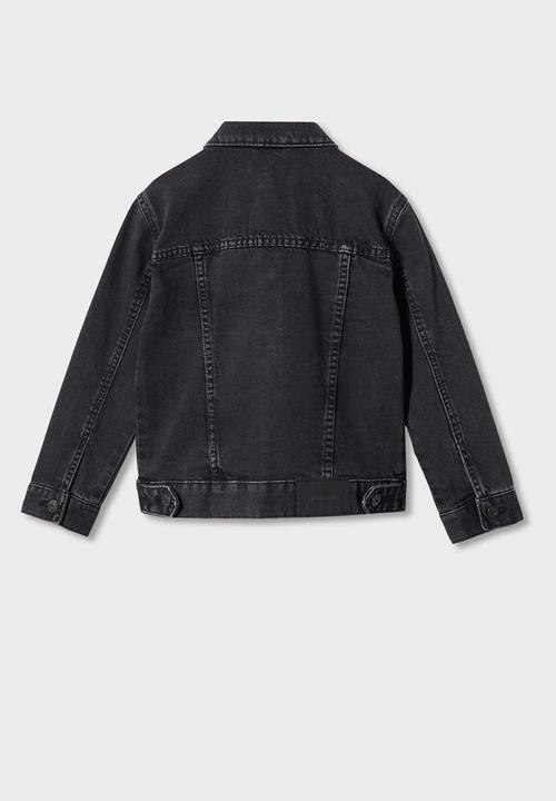 MANGO - Jacket john - black denim