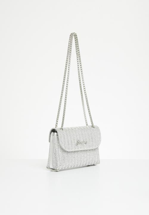 SISSY BOY - Bling mini bag - silver