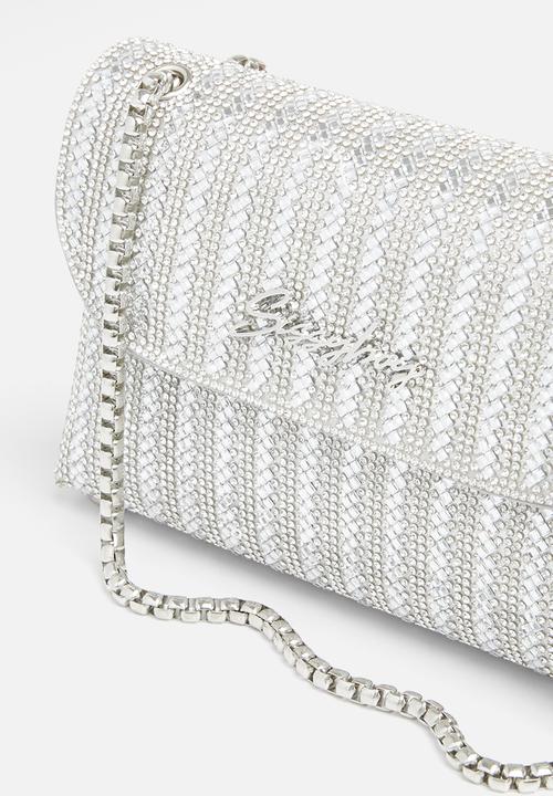 SISSY BOY - Bling mini bag - silver