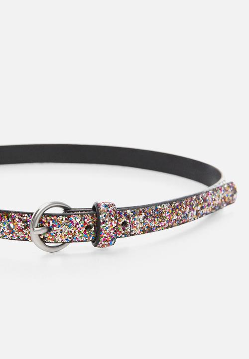 MANGO - Belt partyb - black