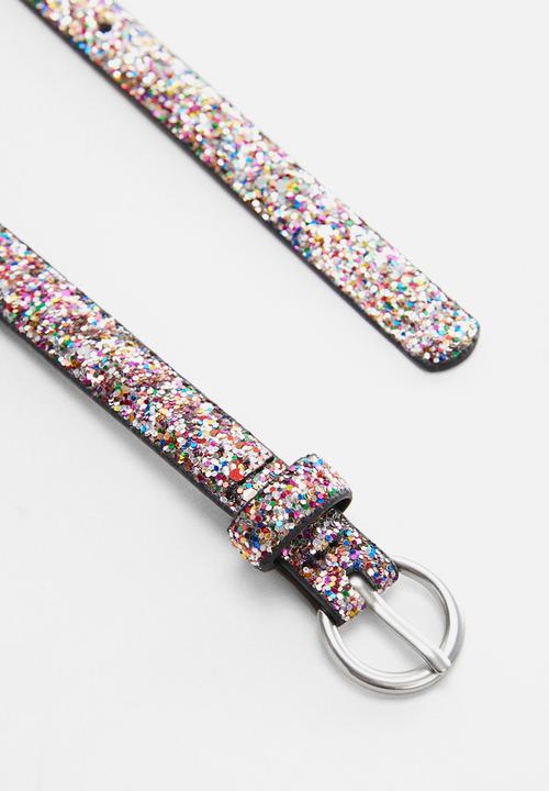 MANGO - Belt partyb - black