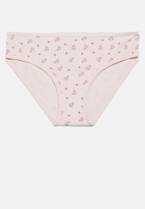 MANGO - Briefs florib - pink