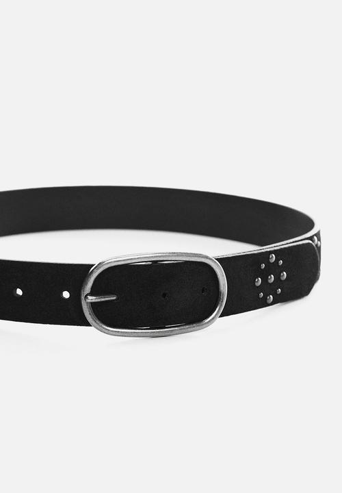 MANGO - Belt tachas - black