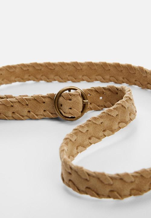 MANGO - Belt kourtb - camel