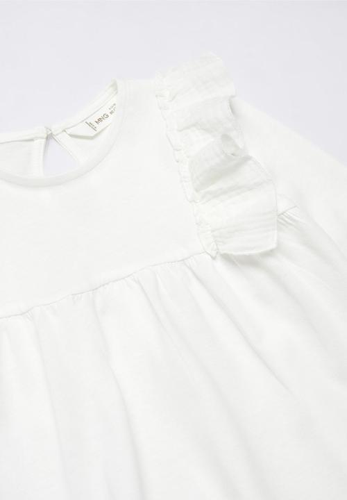 MANGO - T-shirt cloe - offwhite