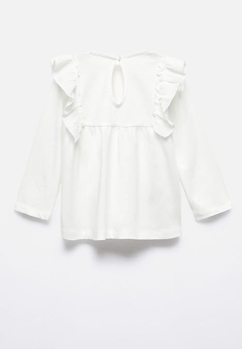 MANGO - T-shirt cloe - offwhite
