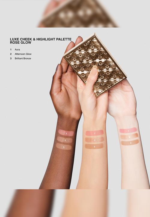 BOBBI BROWN - Golden Glamour Collection Luxe Cheek & Highlighting Palette - Rose Glow