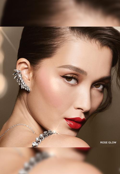 BOBBI BROWN - Golden Glamour Collection Luxe Cheek & Highlighting Palette - Rose Glow