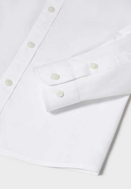 MANGO - Shirt poplin - white