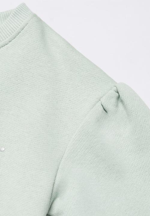 MANGO - Sweatshirt chiff - turquoise
