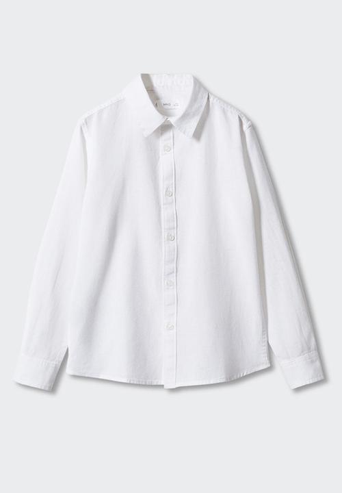 MANGO - Shirt blas - white