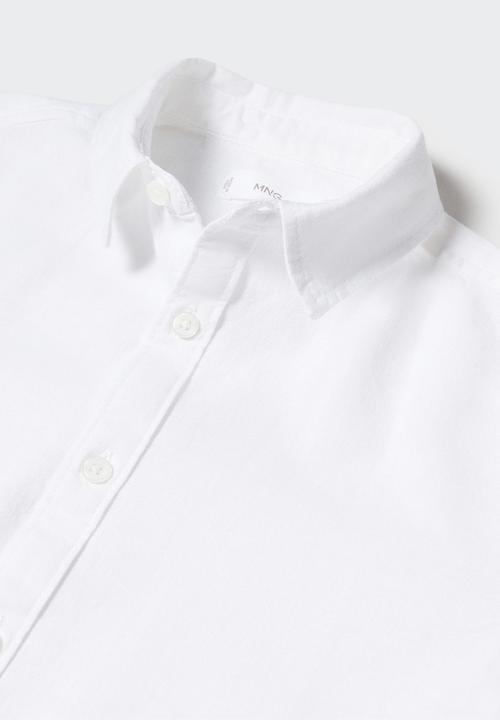 MANGO - Shirt blas - white