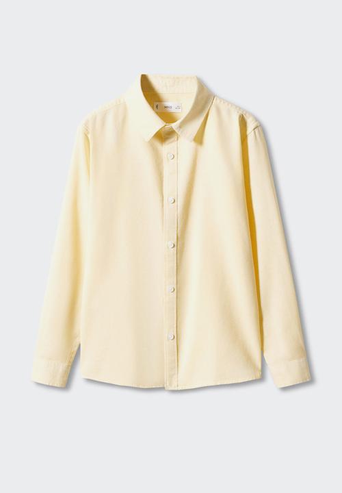MANGO - Shirt blas - pastel yellow