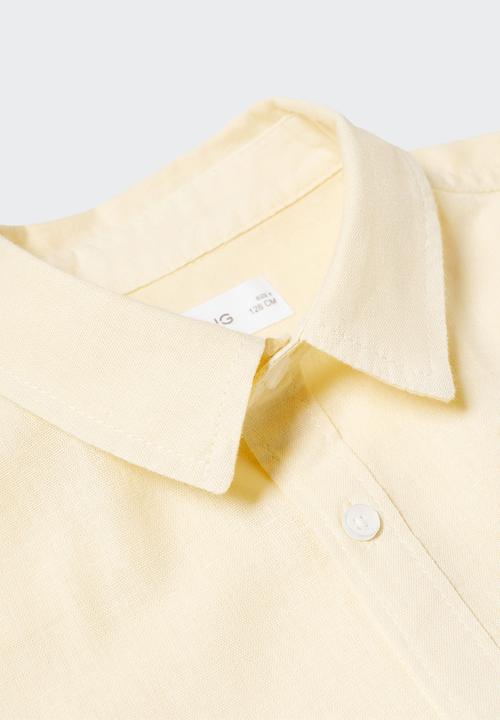 MANGO - Shirt blas - pastel yellow
