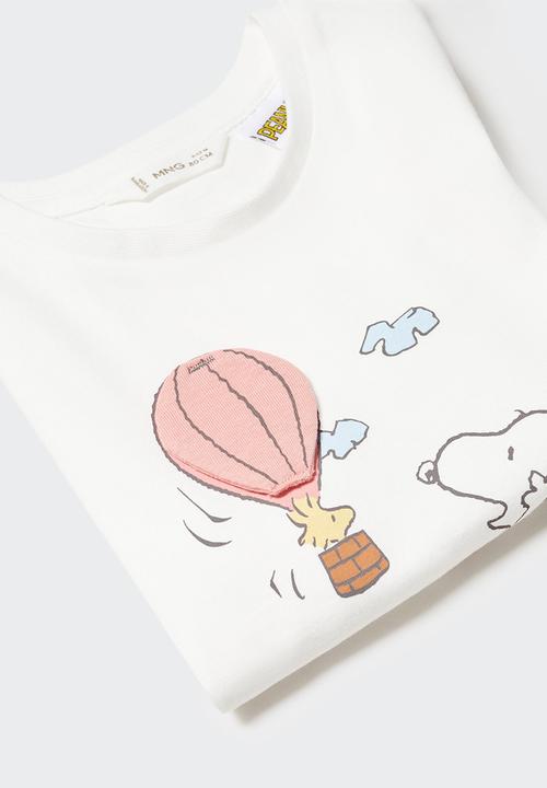 MANGO - T-shirt houseb - offwhite