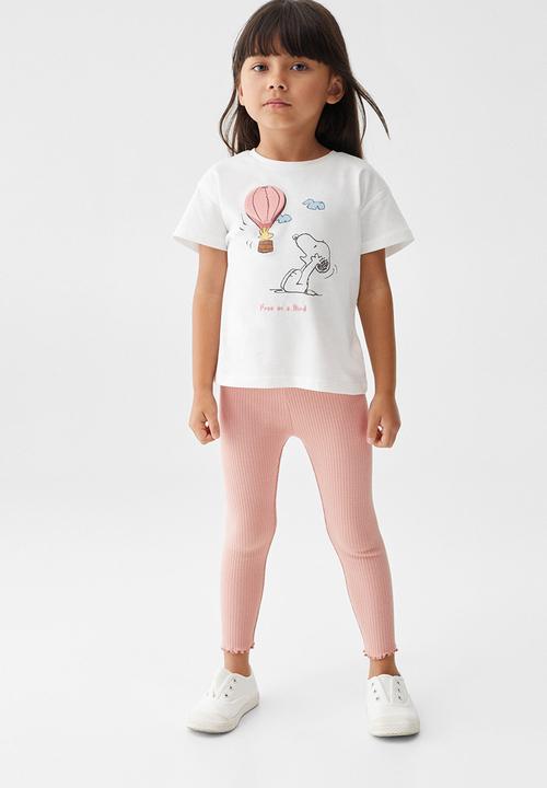 MANGO - T-shirt houseb - offwhite