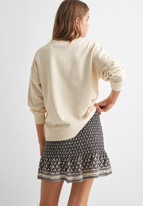 MANGO - Sweatshirt love - beige