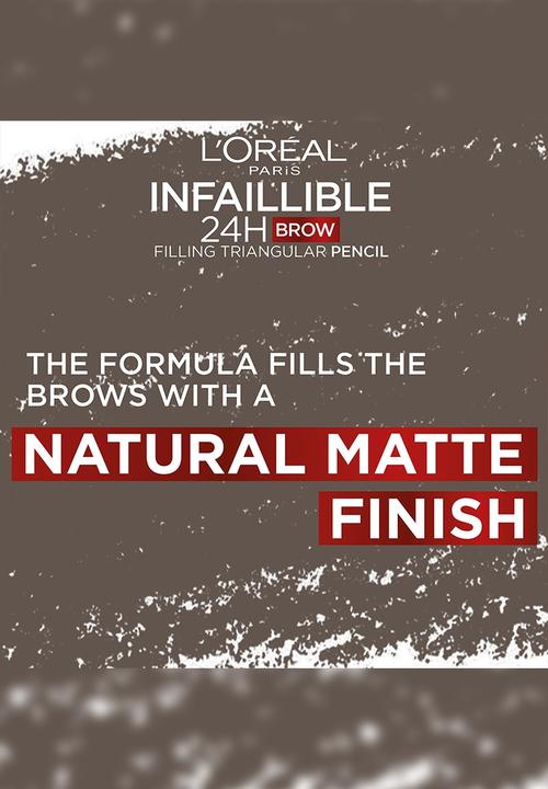 L'Oreal Paris - Infaillible Brows Filling Triangular Pencil - 3.0 Brunette