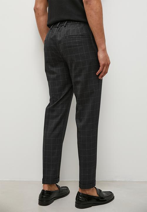 Superbalist - Comfort slim fit trouser - charcoal