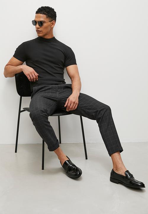 Superbalist - Comfort slim fit trouser - charcoal